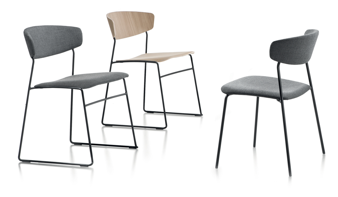 Wolfgang Metal Fornasarig Sleek, Versatile Chair 4