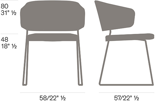 Wolfgang metal 54 Fornasarig light comfort armchair 32
