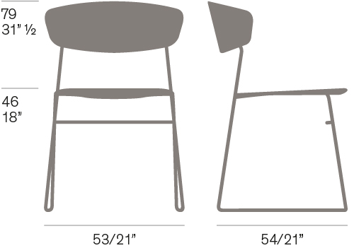 Wolfgang Metal Fornasarig Sleek, Versatile Chair 22