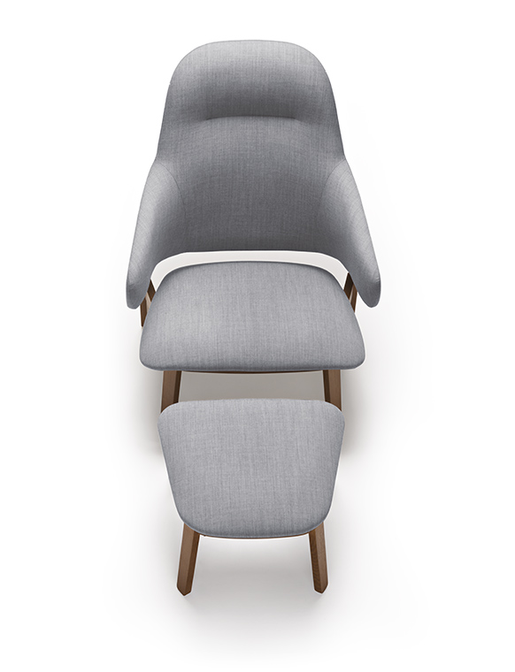 Wolfgang High Back Lounge Fornasarig Scandinavian Design 9