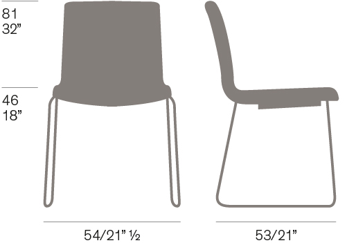 Data Fornasarig Chair Comfortable & Stackable Design 13