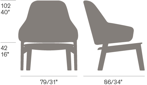 Wolfgang High Back Lounge Fornasarig Scandinavian Design 10