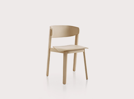 Wolfgang Wood Sedia di design in legno dallo stile nordico 1