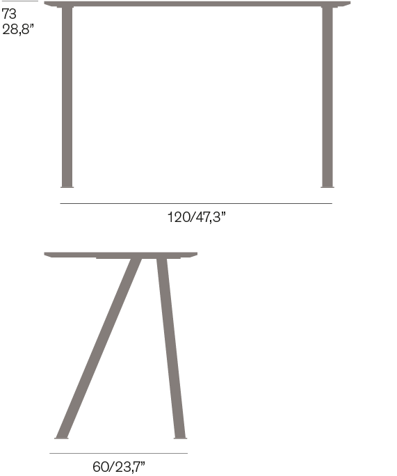 Link Compas Desk Fornasarig Stylish, Compact Desk 15