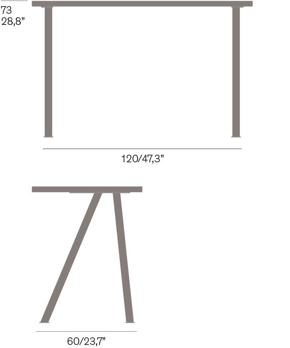 Link Compas Desk Fornasarig Stylish, Compact Desk 16