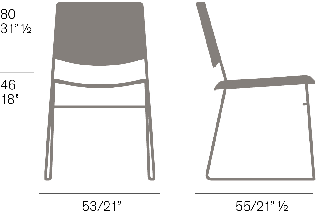 Link 60X Wood Fornasarig Ergonomic, Ultra-slim, Elegant Seating 11