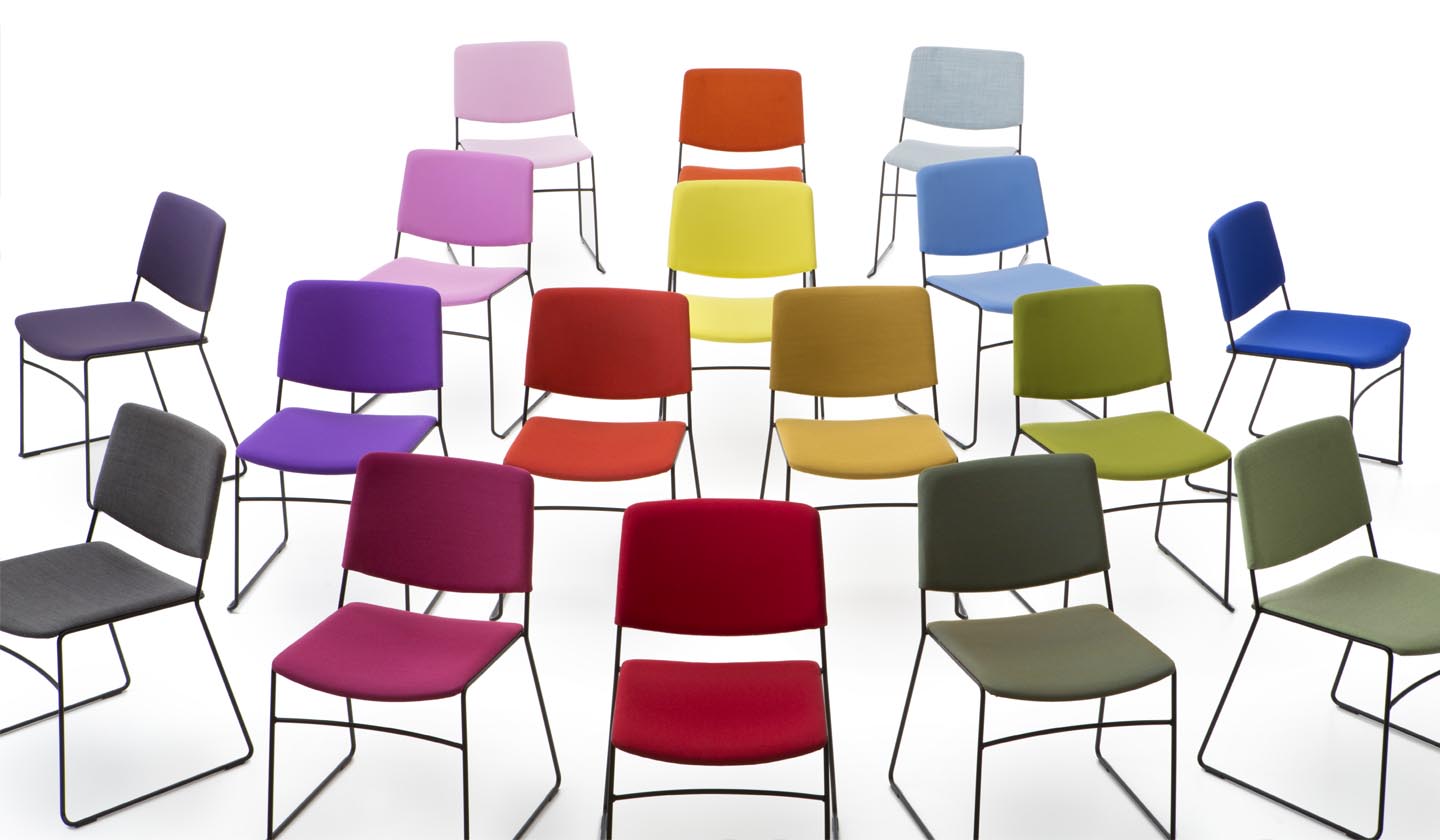 Link 60X Fabric Fornasarig, fully upholstered, ergonomic seating 7