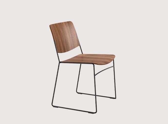 Link 60X Wood Chair Fornasarig - Link 60X Wood Sedia in legno