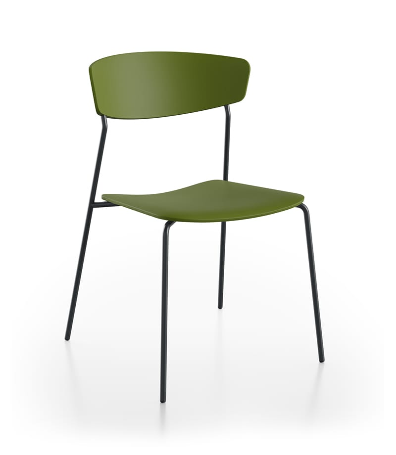 Wolfgang 50X Four Legs Fornasarig - lighter, stackable chair 4