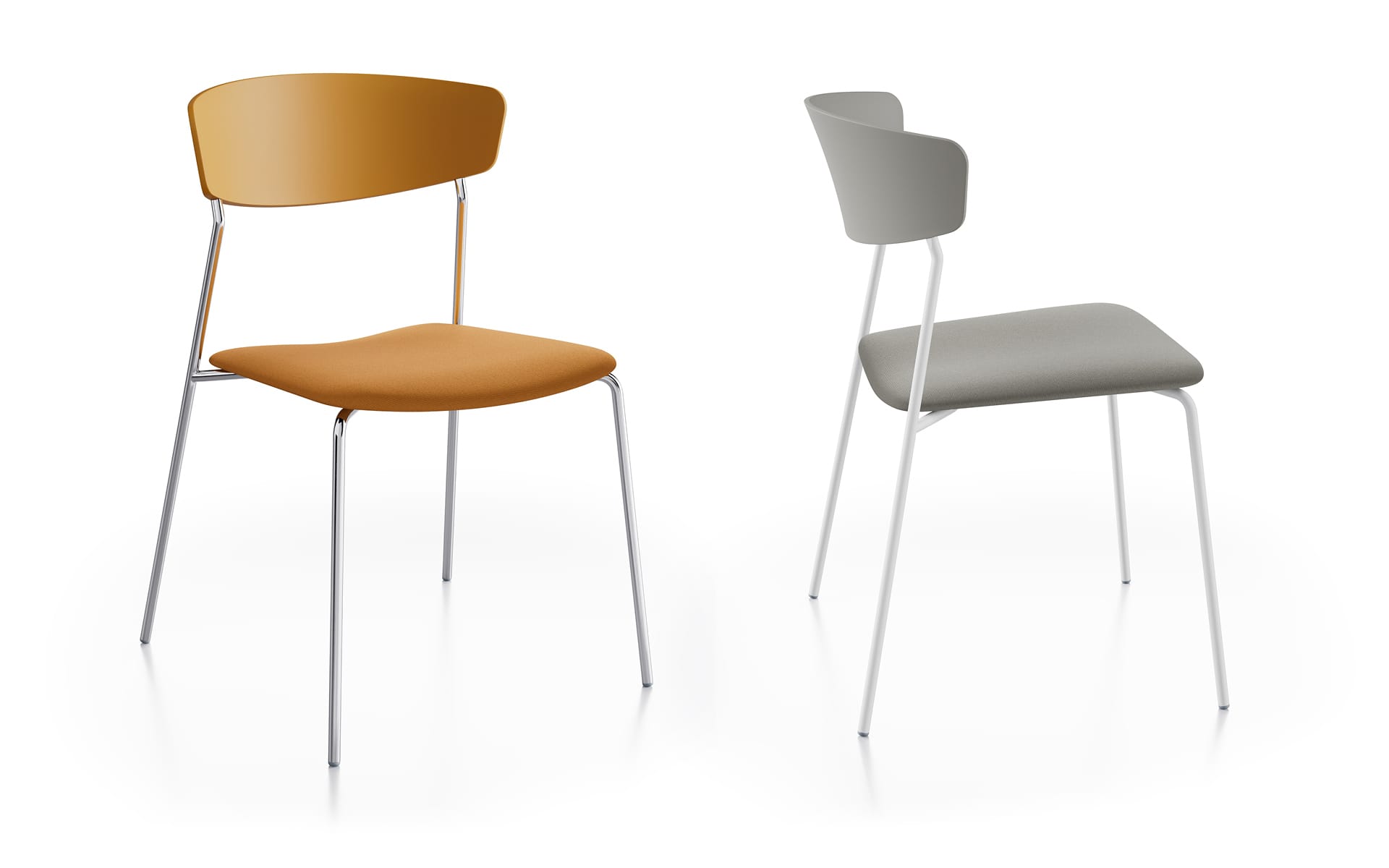 Wolfgang 50X Four Legs Fornasarig - lighter, stackable chair 17