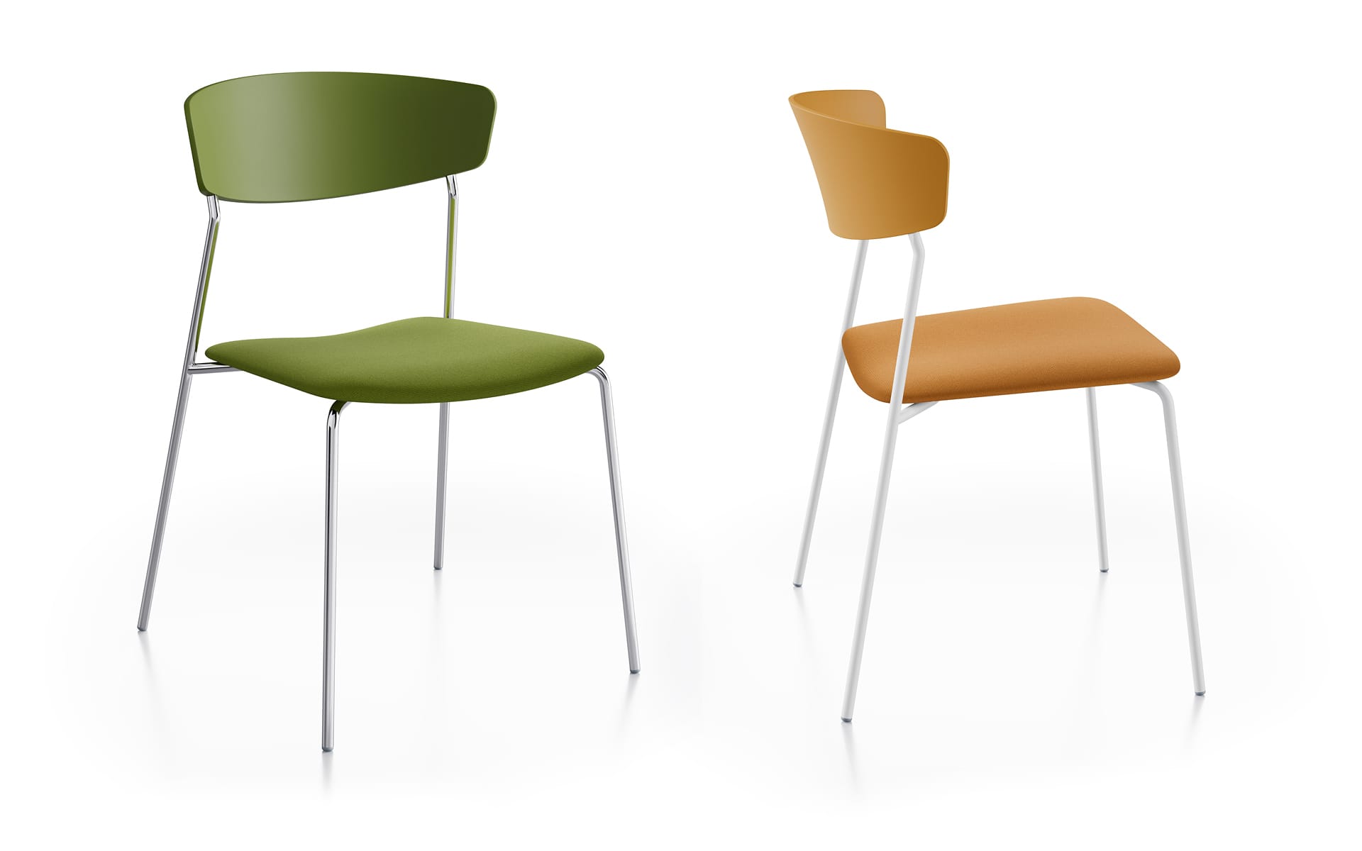 Wolfgang 50X Four Legs Fornasarig - lighter, stackable chair 18