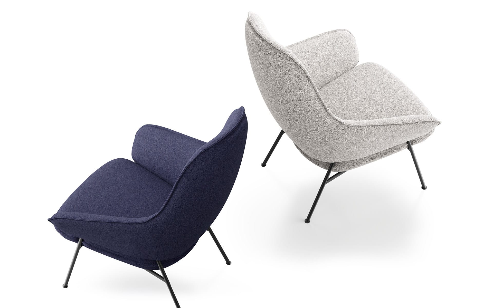 Wolfgang Metal Lounge High Back Fornasarig Elegance Scandinavian Design 7