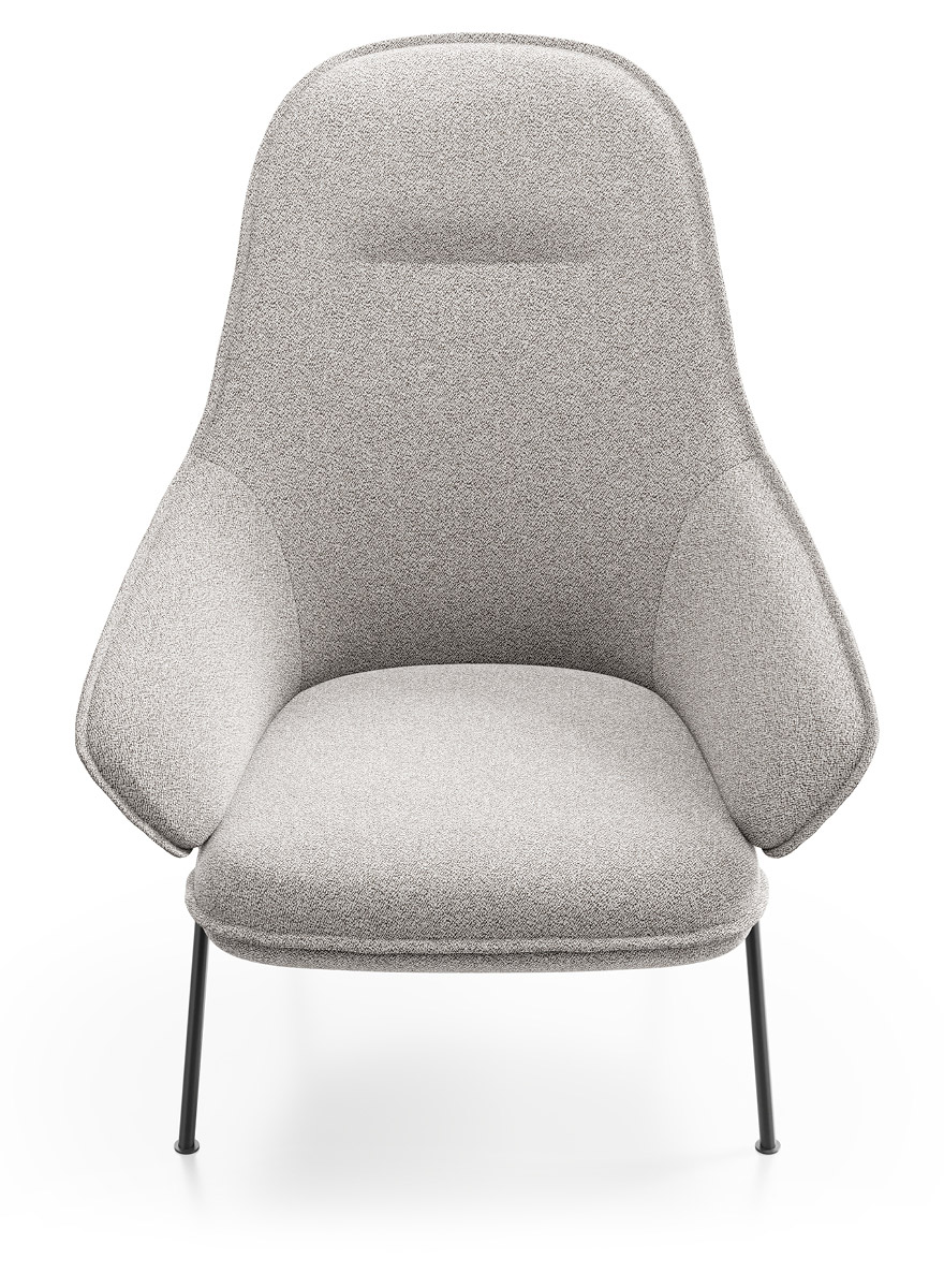 Wolfgang Metal Lounge High Back Fornasarig Elegance Scandinavian Design 10