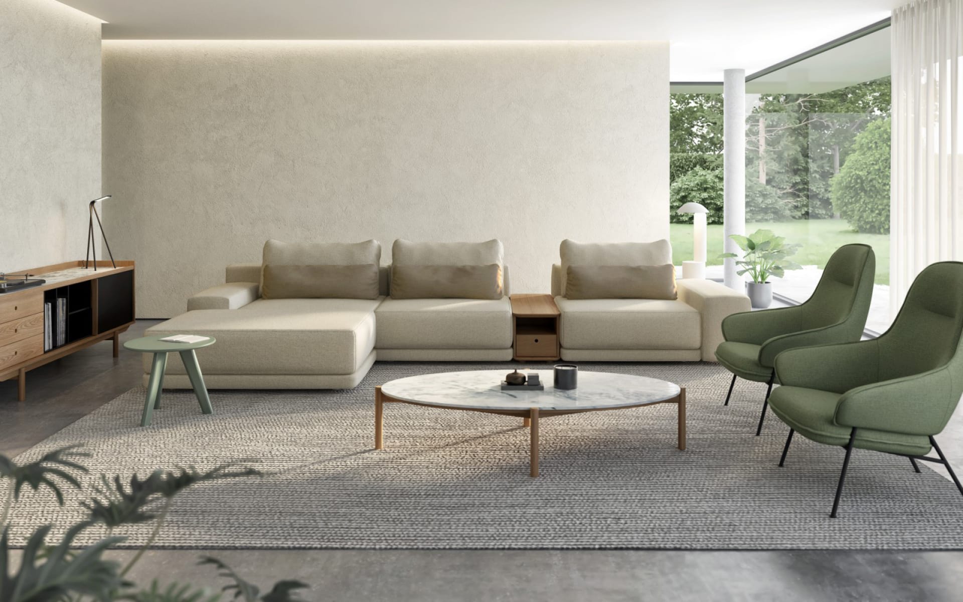 Wolfgang Metal Lounge High Back Fornasarig Elegance Scandinavian Design 4