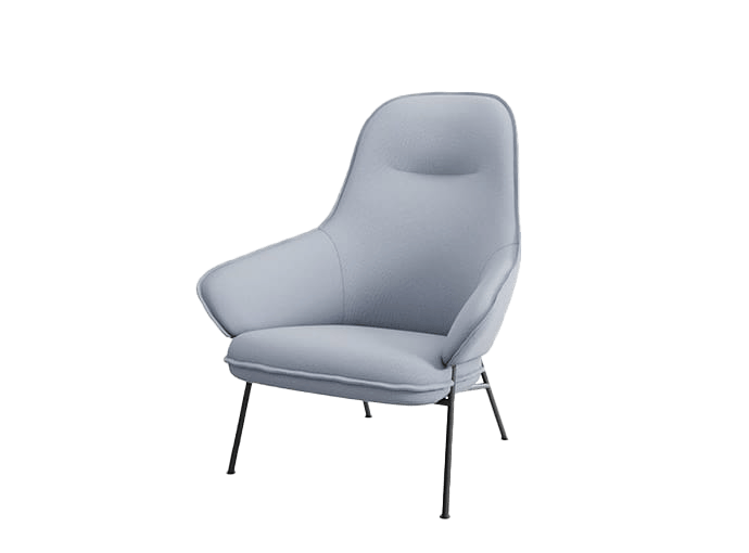 Wolfgang Metal Lounge High Back Fornasarig Elegance Scandinavian Design 14