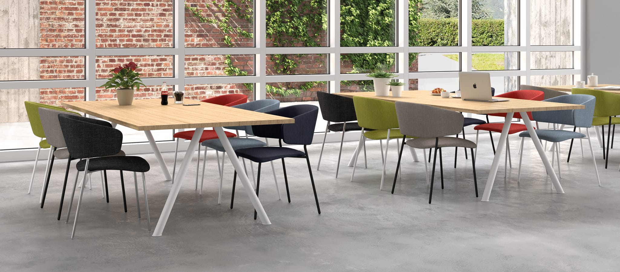 Stilish Workspaces and Meeting Rooms Fornasarig chairs