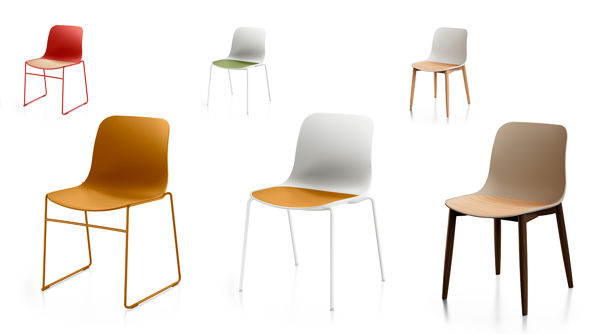 Sedia di design CATO X Fornasarig Italia