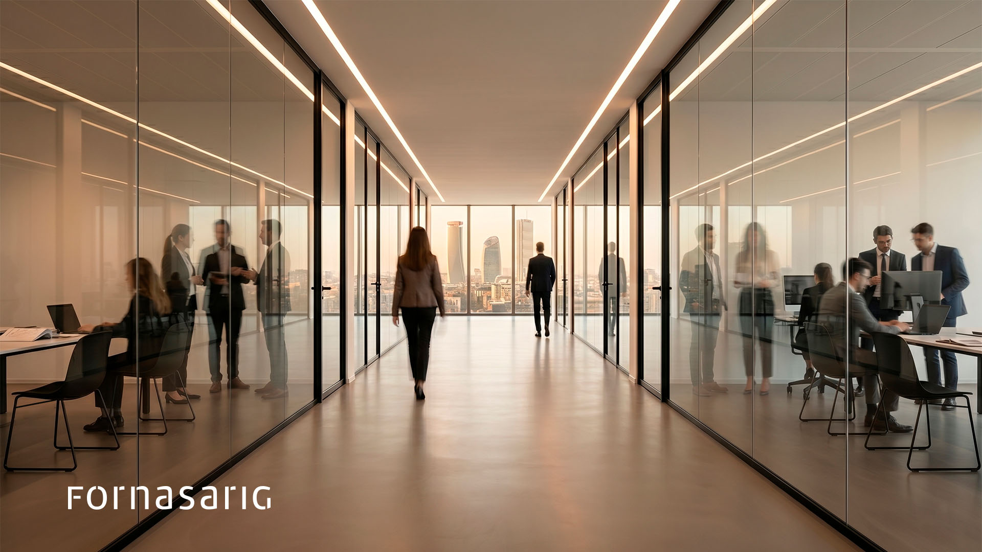 sedie di design contract Milano Fornasarig